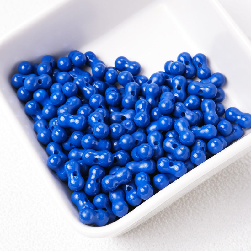 Acrylic Bone Spacer Beads 6x11mm Baking Painted 100pcs 3
