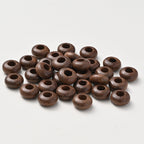 Wood Round Spacer Beads 14mm Black Solid 50pcs 4