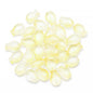 Electroplated Small Fish Glass Beads 10x14mm Translucent 30pcs 26