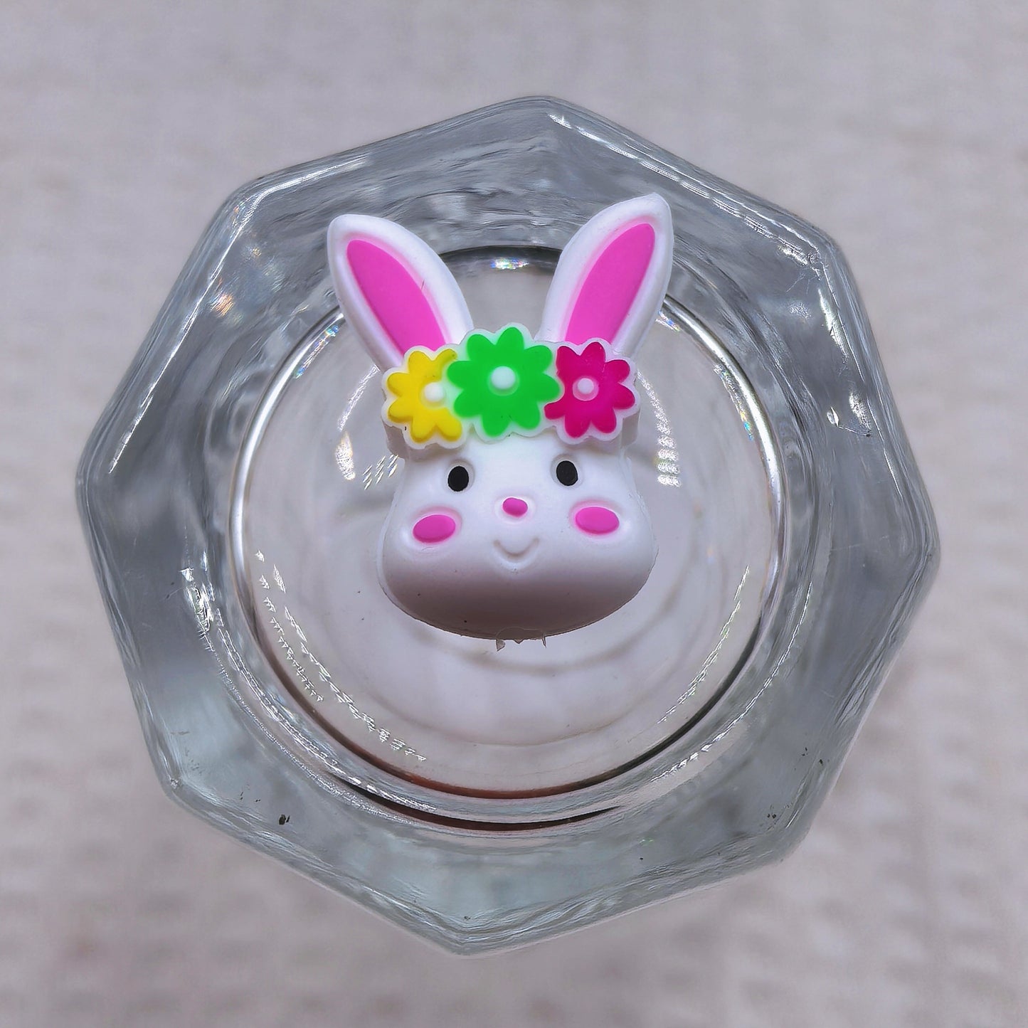 Silicone 3D Focal Beads Easter Bunny Egg Floral Crown 20pcs 8