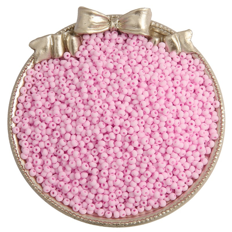 Frosted Seed Glass Beads 4mm Pastel Colors Matte Finish 320pcs 22