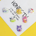 Plating Sanri Universe Series Resin Beads Whimsical Character Design 20pcs 2
