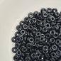 Alloy Donut Spacer Beads 5mm Baking Painted Solid Color 30pcs 15
