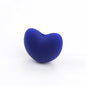 Heart Shaped Silicone Beads 21x30mm Soft Matte Finish 20pcs 15