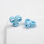 Painted Clockwork Spring Acrylic Beads 18mm Glossy Mixed Colors 20pcs 10