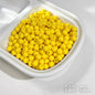 Painted Square Acrylic Beads 6mm 5mm Macaron Color Baking 30pcs 13
