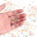 Czech Glass Beads Butterfly 8 15mm Dual Color Gradient Transparent 50pcs 4