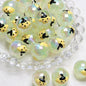Hand-Painted Fruit Series Acrylic Beads 18mm Glossy 10pcs 7