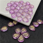 Czech Glass Beads Teardrop 12mm Transparent Iridescent 100pcs 9