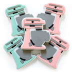 Silicone Focal Beads Kitchen Mixer Pastel Colors Set 20pcs 3