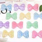 Glow Bow Acrylic Beads 22x31mm Pastel Glow in the Dark 50pcs 3