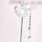 Lavender Crown Tassel 26mm Polymer Clay Focal Beads 2pcs 4