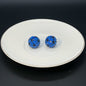 Football Patterned Rhinestone Bubblegum Beads 16mm 20mm 25pcs 7