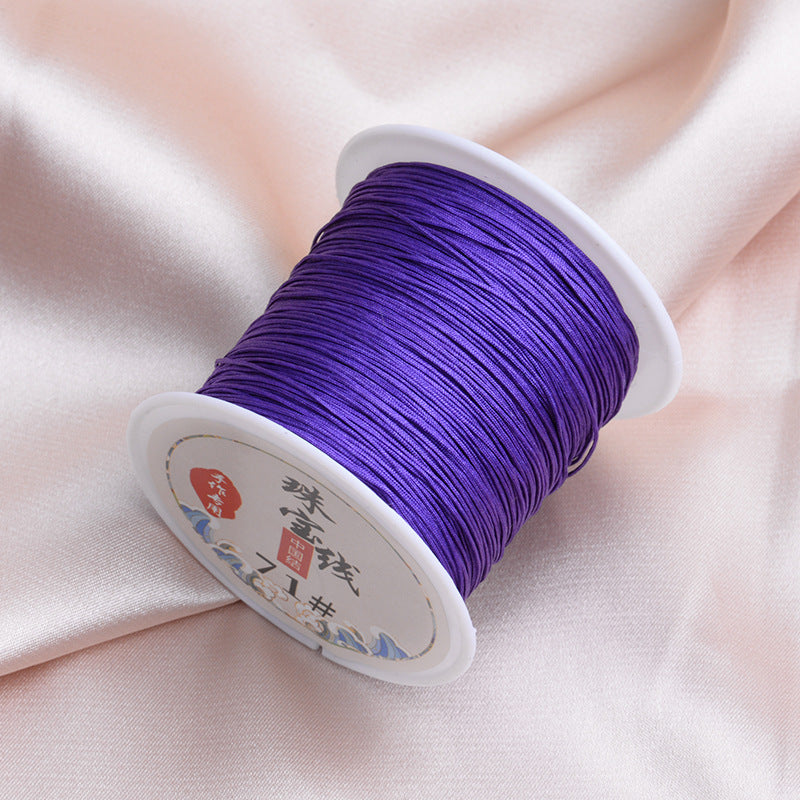 Nylon Thread Solid Color Glossy Finish 0.4mm 60m Spool 34