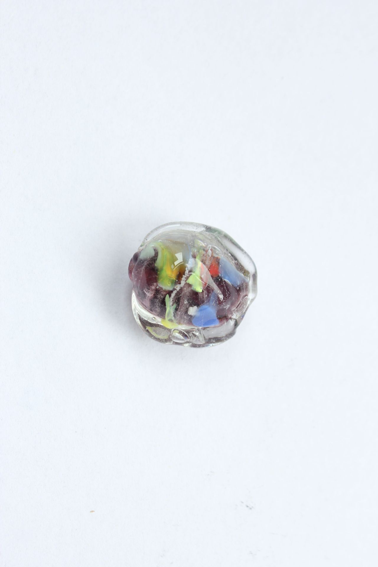 Lampwork Irregular Shaped Glass Beads 22mm Colorful Glossy 50pcs 6