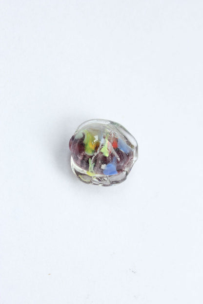 Lampwork Irregular Shaped Glass Beads 22mm Colorful Glossy 50pcs 6