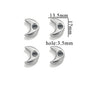 Stainless Steel Geometric Spacer Beads 5pcs 14