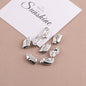 Silver Tone Irregular Shape CCB Plastic Beads 200pcs 25