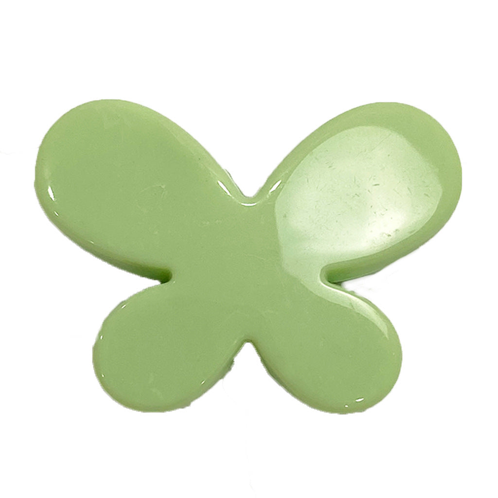 Creamy Color Butterfly Acrylic Flat Beads 29mm 1pc 5