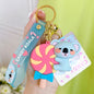 PVC Candy Koala Keychain Pastel Blue Vibrant Candy Shapes 8