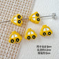 Car and Plane Metal Beads 8mm 16mm Baking Painted Alloy 20pcs 11
