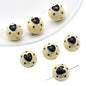 Painted Heart Acrylic Beads 16mm Glossy Bold Colors 4pcs 8