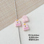 Kitten and Teddy Bear Metal Beads 14mm Hand Painted Alloy 10pcs 17