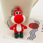 PVC Dinosaur Keychain Cartoon Soft Rubber Cute Toy Charm 2