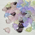 Electroplated Czech Glass Beads Star Shape 14mm Lavender 100pcs 3
