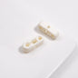 Painted 3D Pin Acrylic Beads 18mm Tiny Baking Colorful 50pcs 16