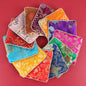 Vintage Chinese Style Brocade Zipper Cloth Pouch 11.5cm 1pc