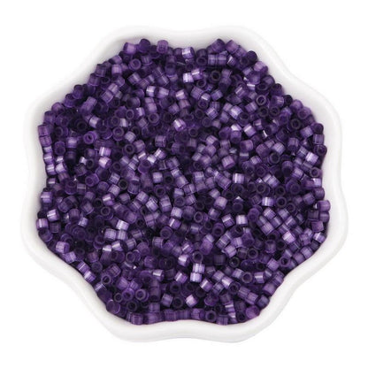 Antique Cat Eye Rice Seed Glass Beads 2.5mm Translucent Glow 740pcs 29