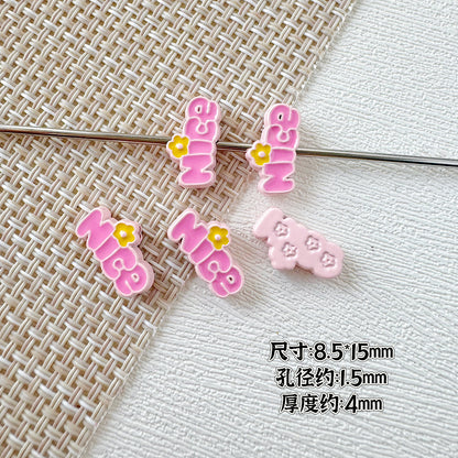 Camera Milk Carton Painted Metal Beads Glossy Enamel 20pcs 25