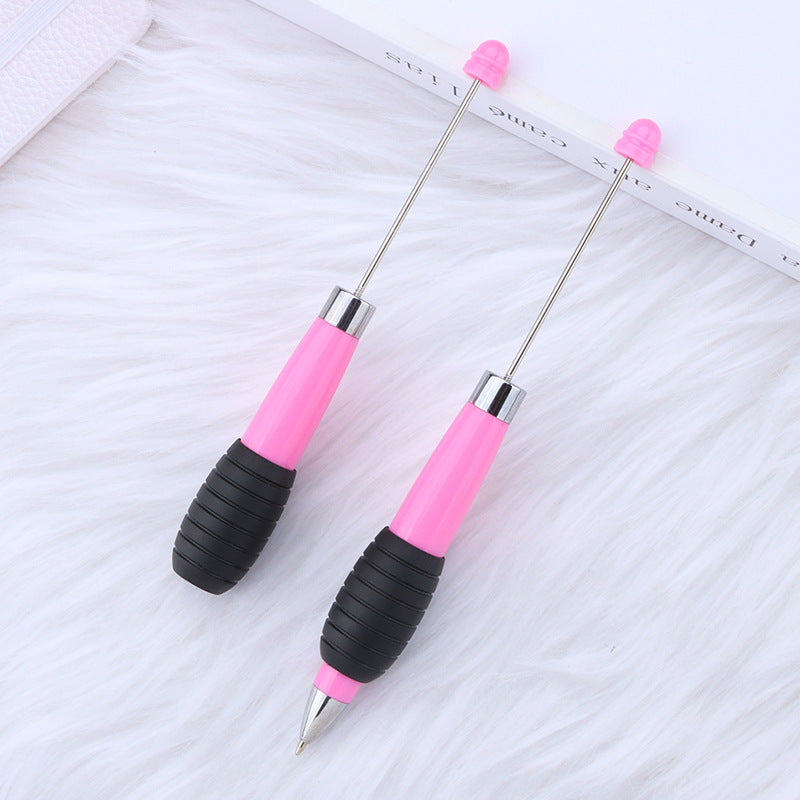 Beadable Telescopic Pen Colorful Ergonomic Rotary Ballpoint 1.0mm 10
