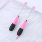 Beadable Telescopic Pen Colorful Ergonomic Rotary Ballpoint 1.0mm 10
