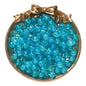 Crackle Round Glass Beads 8mm Colored Hole 1.3mm 50pcs 8