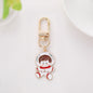 Enamel Astronaut Keychain Metal Zinc Alloy Space Theme Charm 38
