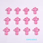 Transparent Cross Acrylic Beads 16mm Colored Glossy 100pcs 2