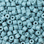 Cream Colored Pony Beads Acrylic 6mm Matte Wide Hole 50pcs 16