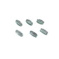 Tube Metal Beads 12mm Antique Silver Tone Crackle Zinc Alloy 100pcs 5