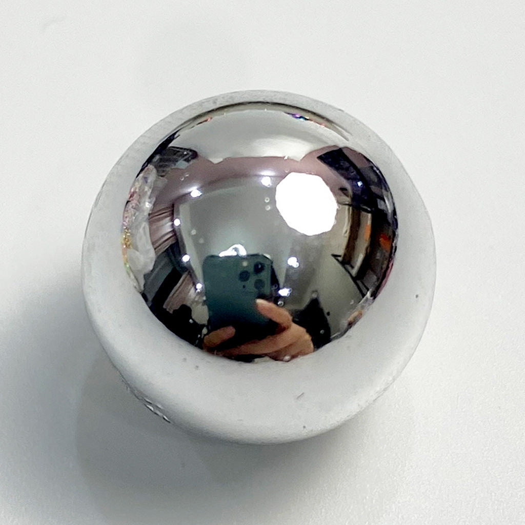 Plating Metallic Round Acrylic Beads 10mm Colorful Mirror Finish 100pcs 4