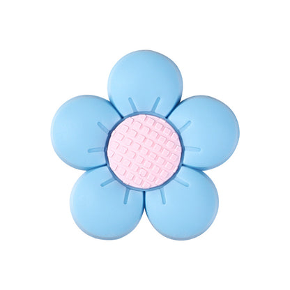 Silicone Focal Beads Flower Children Smiling Face Positive Energy 20pcs 10