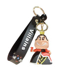Halloween Witch Keychain Acrylic Colorful Vibrant Charm 5