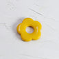 Acrylic Flower Spacer Beads 26mm Hollow Five Petal Large Hole 100pcs 22