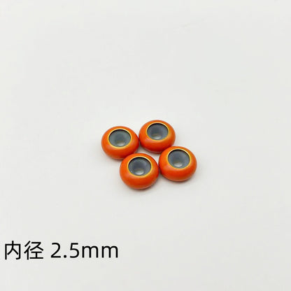 Brass Spacer Beads 10mm Colorful Enamel Large Hole 20pcs 15
