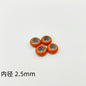Brass Spacer Beads 10mm Colorful Enamel Large Hole 20pcs 15