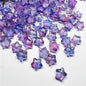 Czech Glass Beads Star 8mm Translucent Soft Color Gradient 50pcs 4
