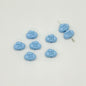 Cartoon Cloud Metal Beads 12mm Painted Alloy 20pcs 15