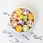 Plating Pochacco Egg Tart Resin Beads 19mm Glossy Pastel Colors 10pcs 12