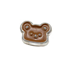 Transparent Bear Flower Acrylic Beads Playful Pastel Enamel 20pcs 4